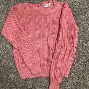 Vintage pink sweater